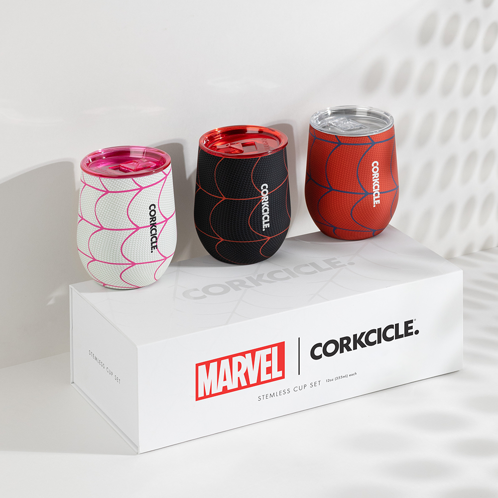 Spider-Man Stemless Set (3) - Bright Sip B9