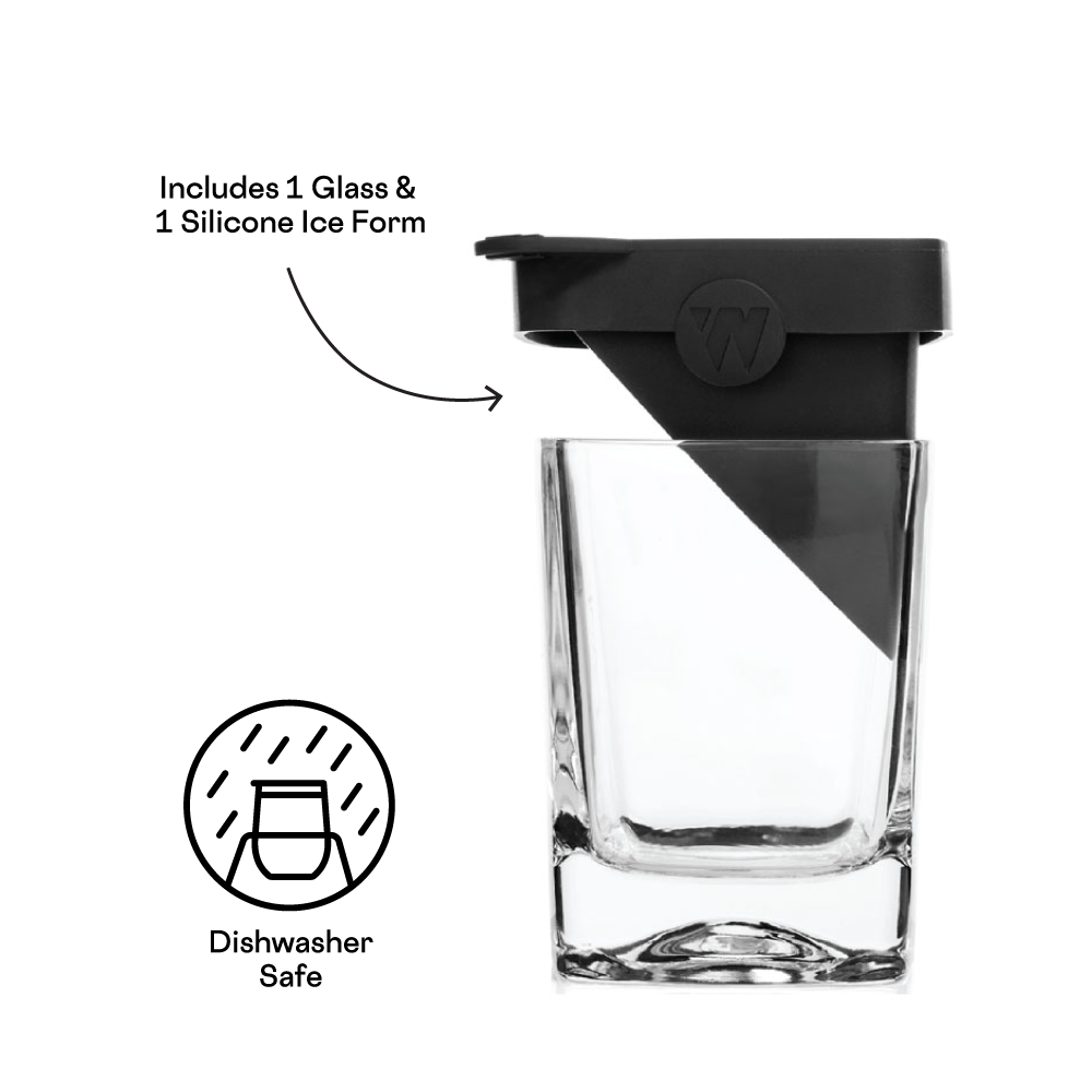 Whiskey Wedge + Cigar Glass Bundle - Clean Whiskey I3