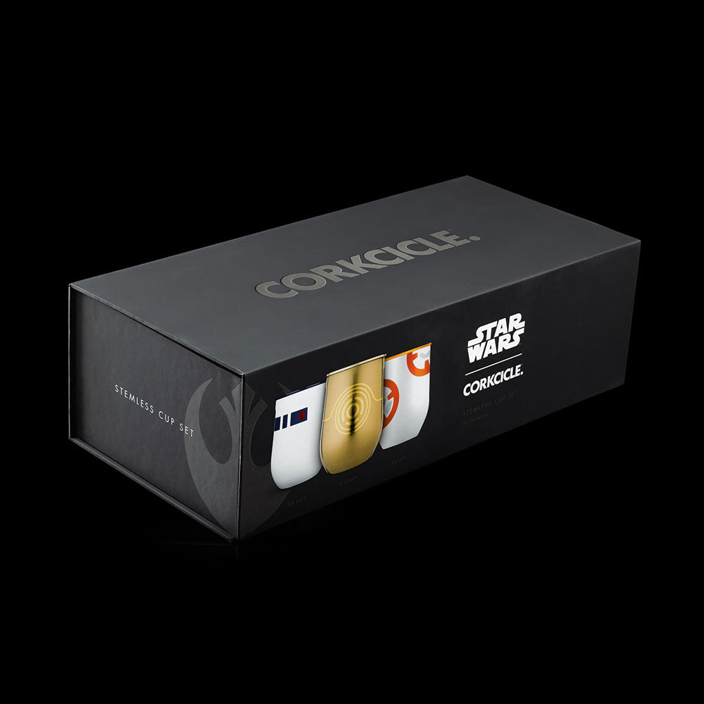 Star Wars TM Droids Stemless Set (3) - Smooth Beverage I7