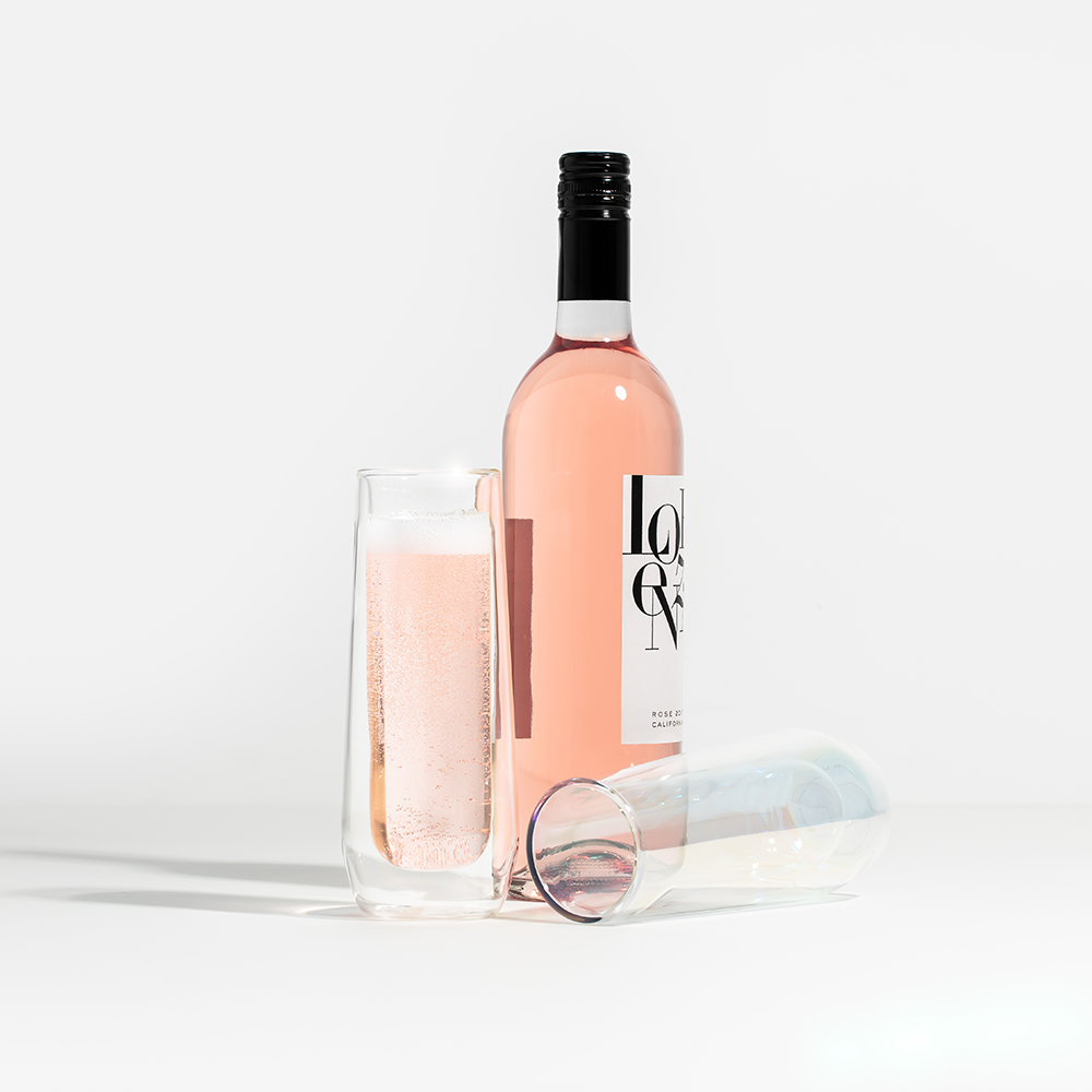 Stemless Flute Glass Set (2) - Smooth Choice T2