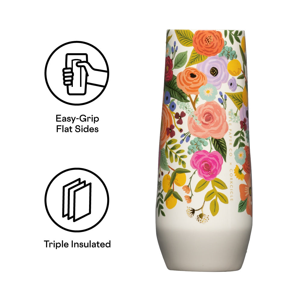 Rifle Paper Co. Stemless Flute - Durable Choice A8
