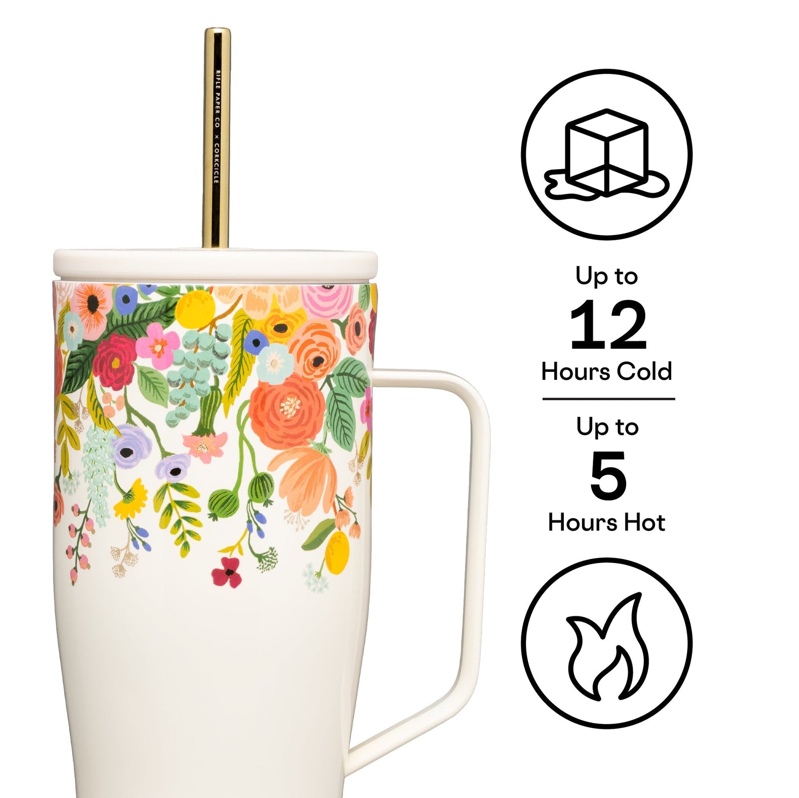 Rifle Paper Co. Cold Cup XL - Fresh Drinkware O8