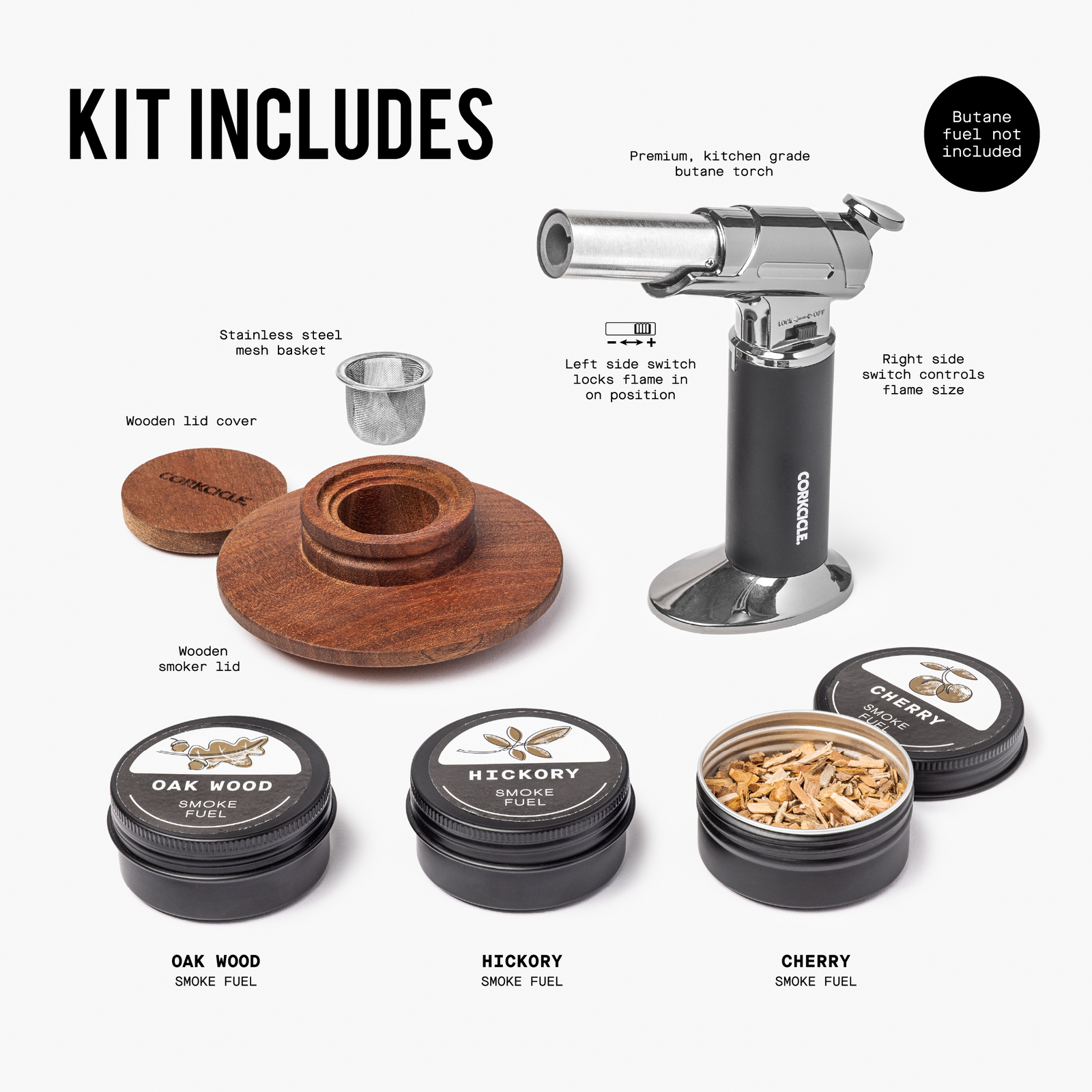 Whiskey Smoking Kit - Premium Select W6