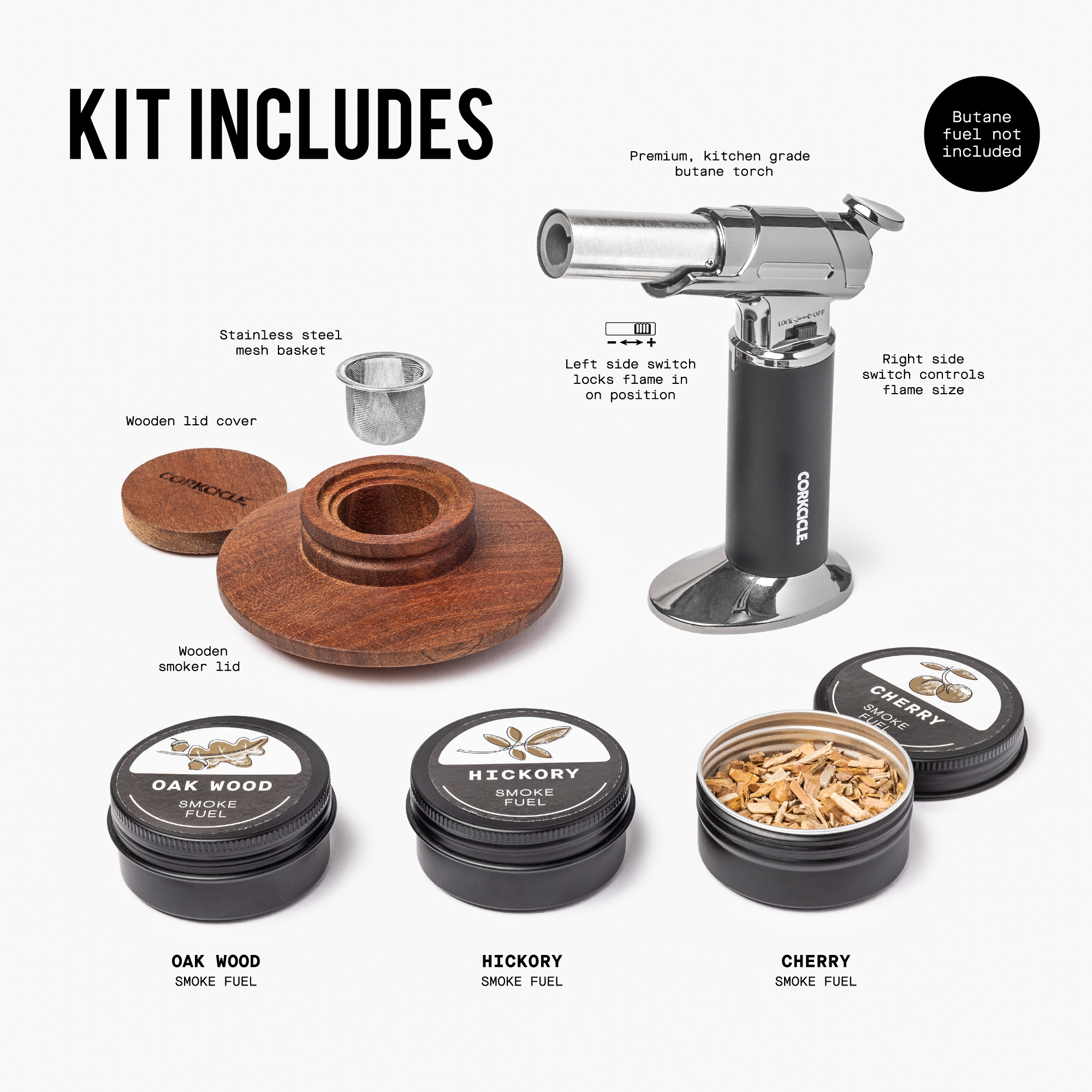 Whiskey Smoking Kit - Premium Select W6
