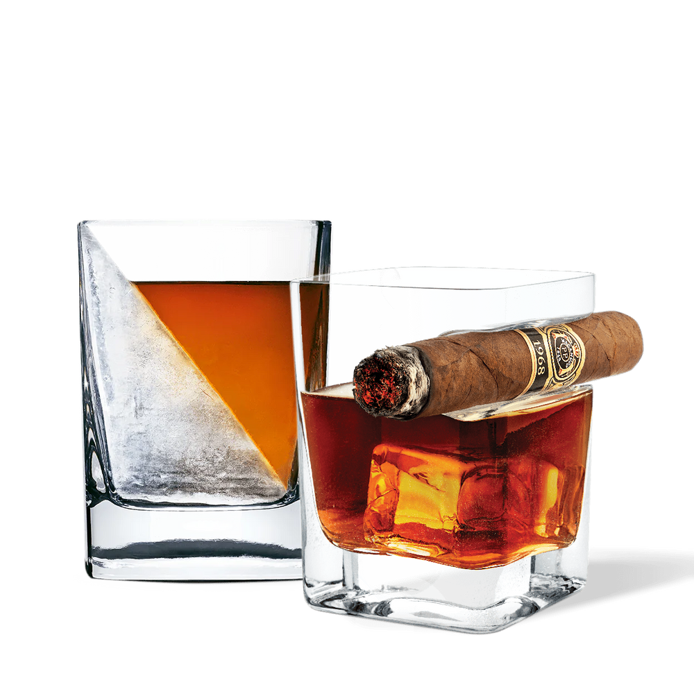 Whiskey Wedge + Cigar Glass Bundle - Clean Whiskey I3 - Default Title