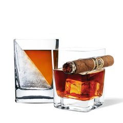 Whiskey Wedge + Cigar Glass Bundle - Clean Whiskey I3
